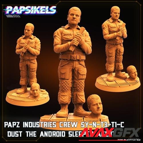 Papz Industries Crew SY-N-T3-T1-C Dust the Android Agent – 3D Print