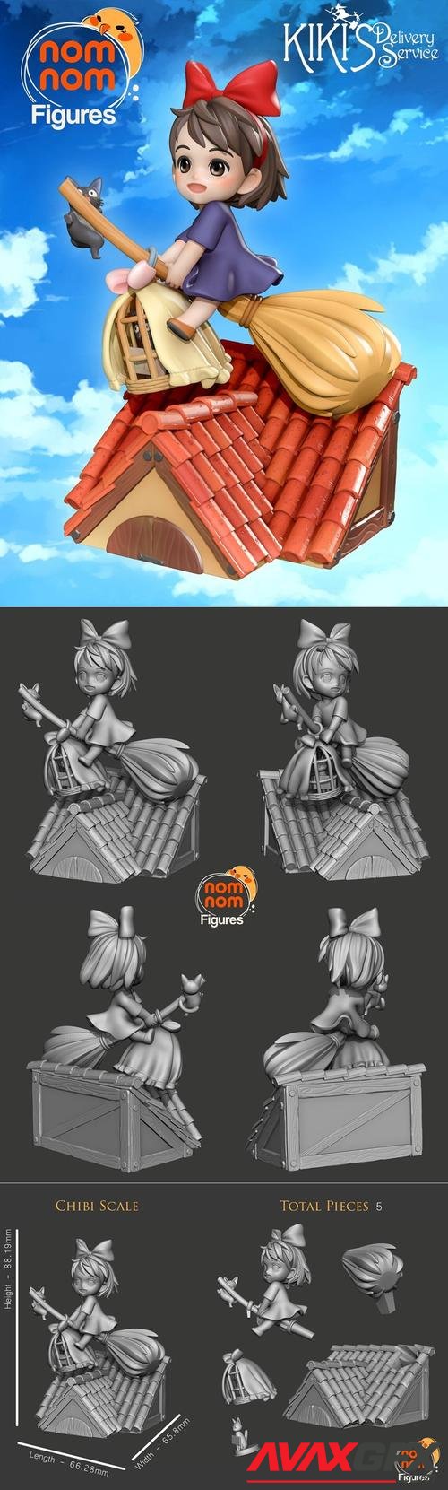 Kiki from Kiks Delivery Service – 3D Print