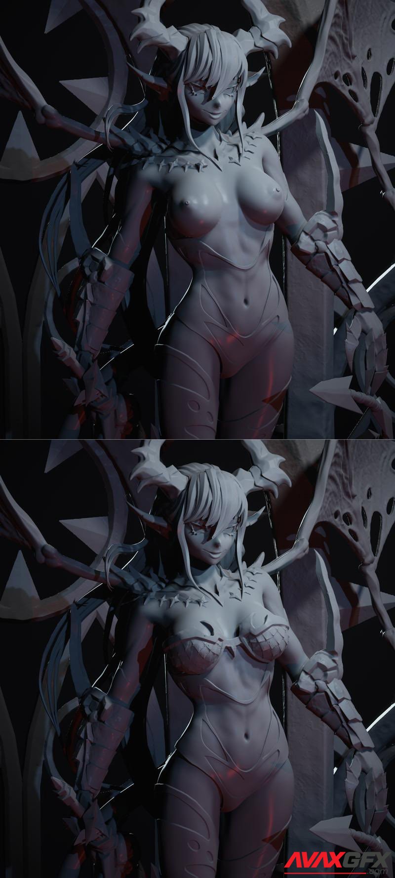 Demon Girl 3D Print