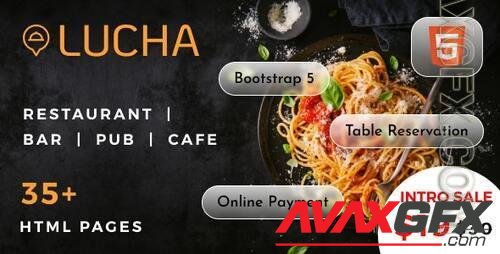 Lucha - Multipage Restaurant HTML Template 38987548