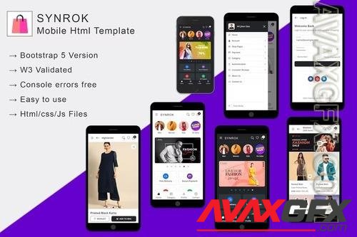 Synrok - Mobile HTML Template NERSMQH