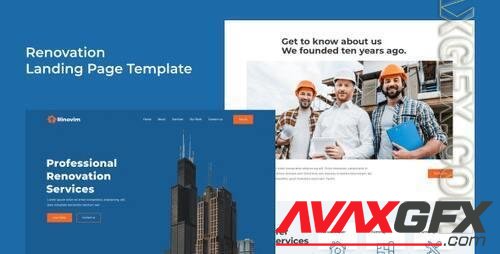 Rinovim - Renovation Landing Page Template 35428256