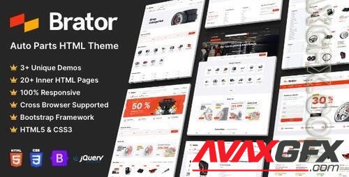 Brator - Auto Parts HTML Template 36485902