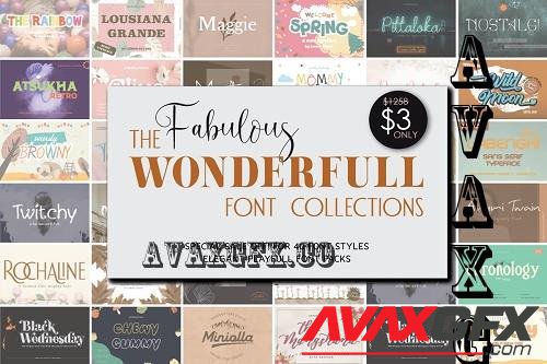 Wonderful Font Collection - 40 Premium Fonts