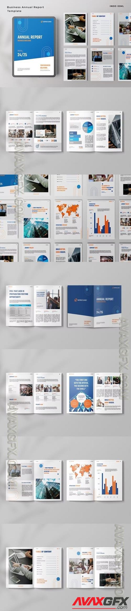 Annual Report Business Brochure LT4CFEZ