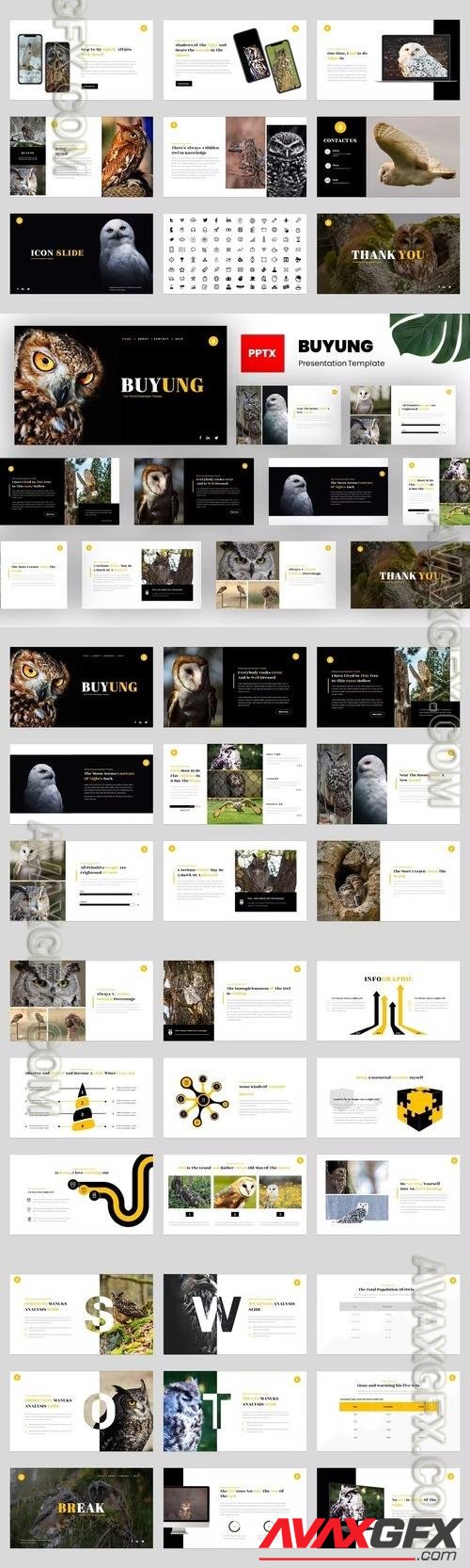 Buyung - Bird Animal Powerpoint Template