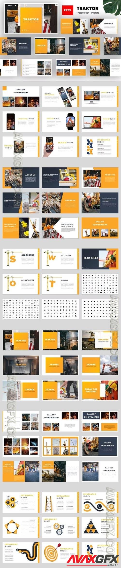 Traktor - Construction Powerpoint Template