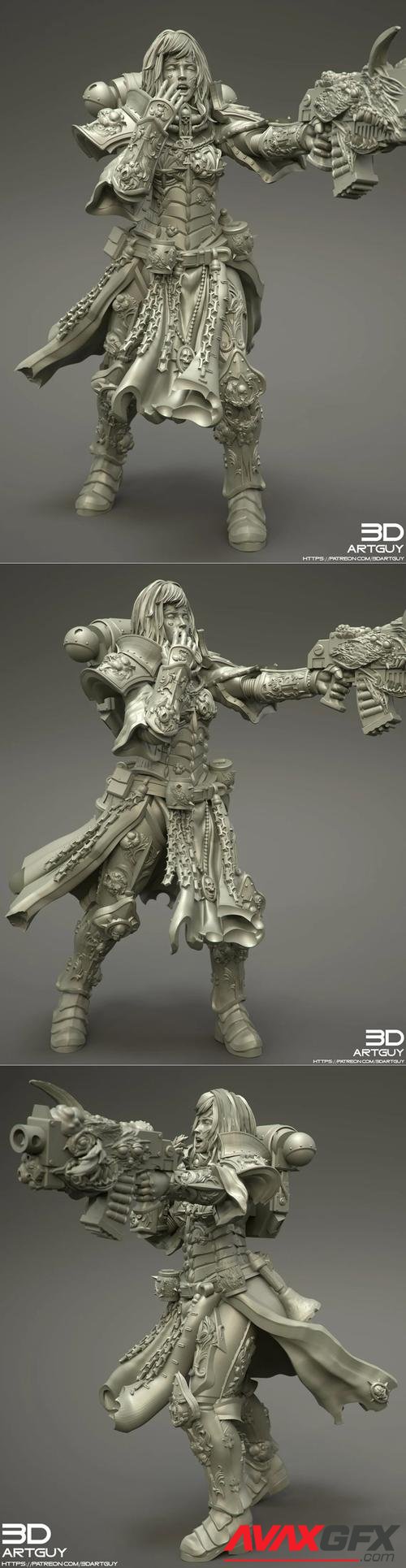 Sleepy Warrior Single – 3D Print