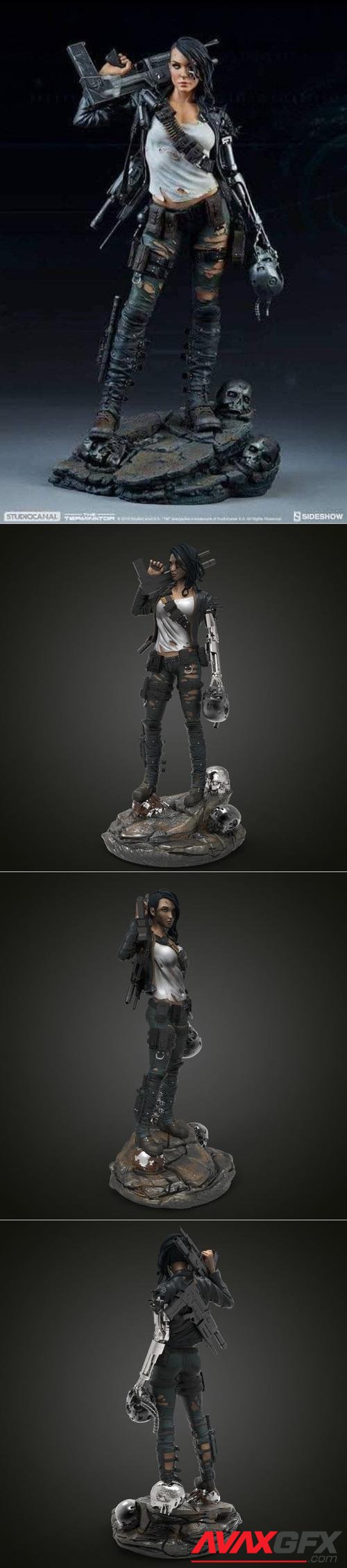 GIrl Terminator – 3D Print