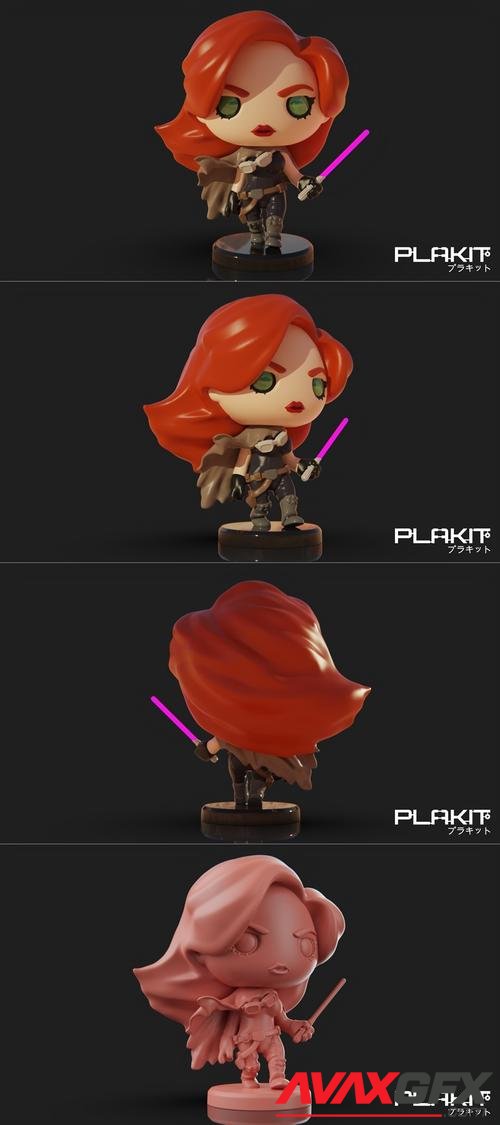 PlaKit Star Wars MaraJade – 3D Print