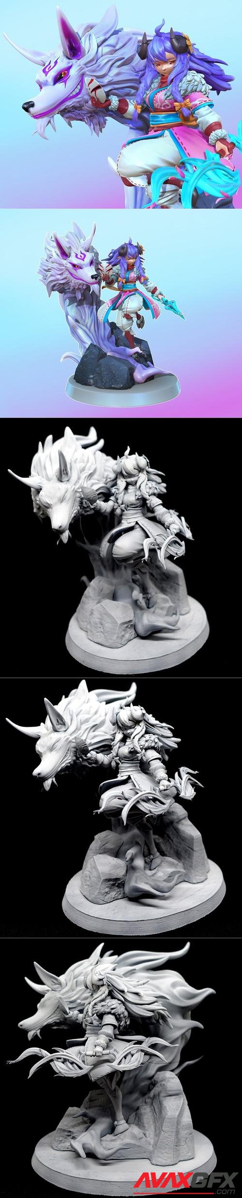 Spirit Blossom Kindred – 3D Print