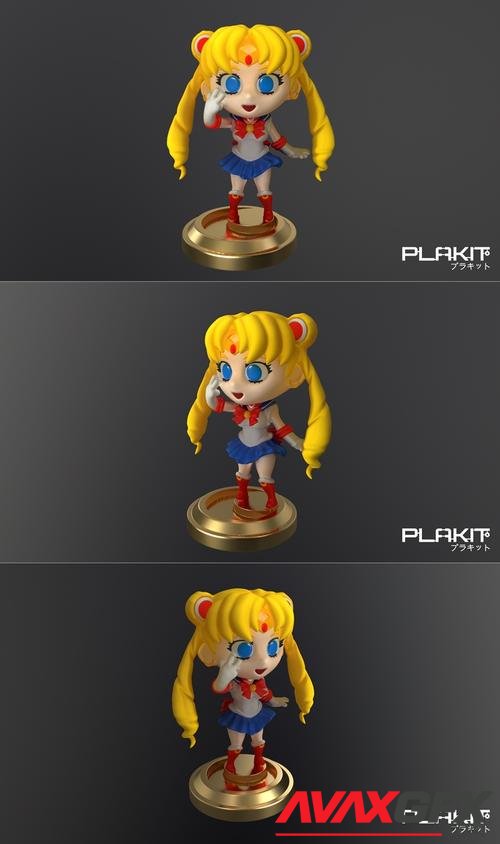 PlaKit Sailor Moon Usagi – 3D Print