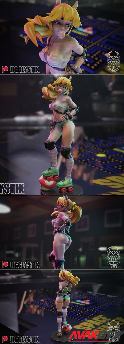 Roller Derby Peach – 3D Print