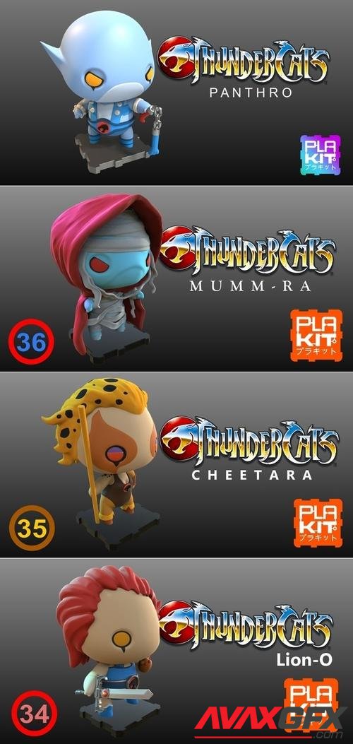 Plakit Thundercats Pack – 3D Print