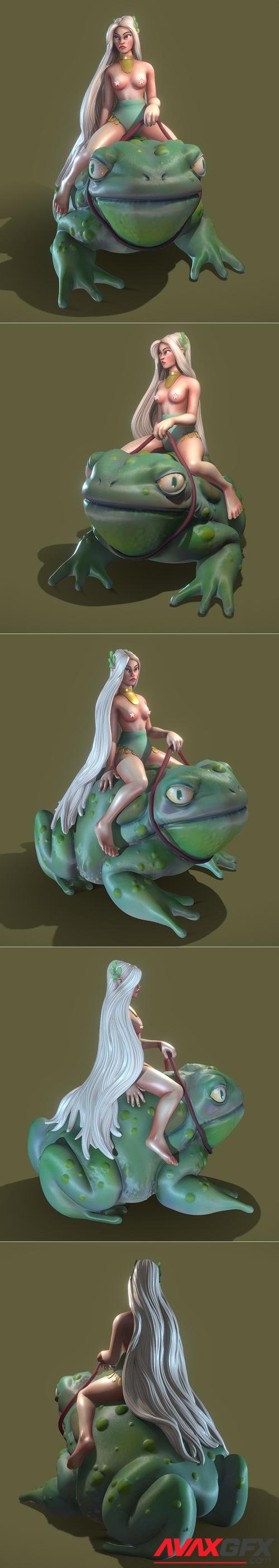 Frog lady – 3D Print