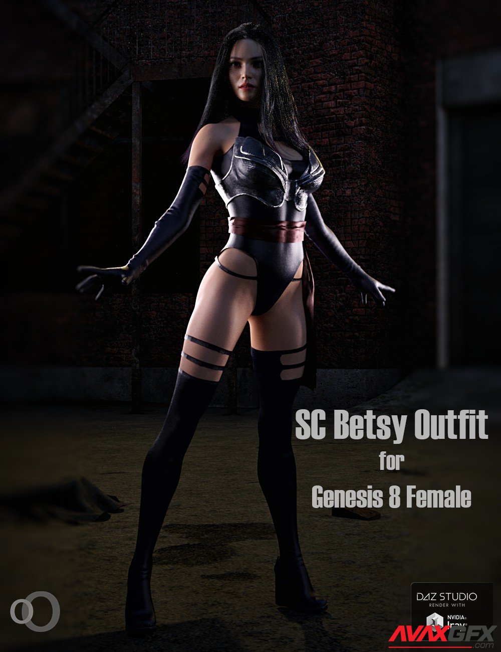 SC Betsy Outfit for Genesis 8 Female