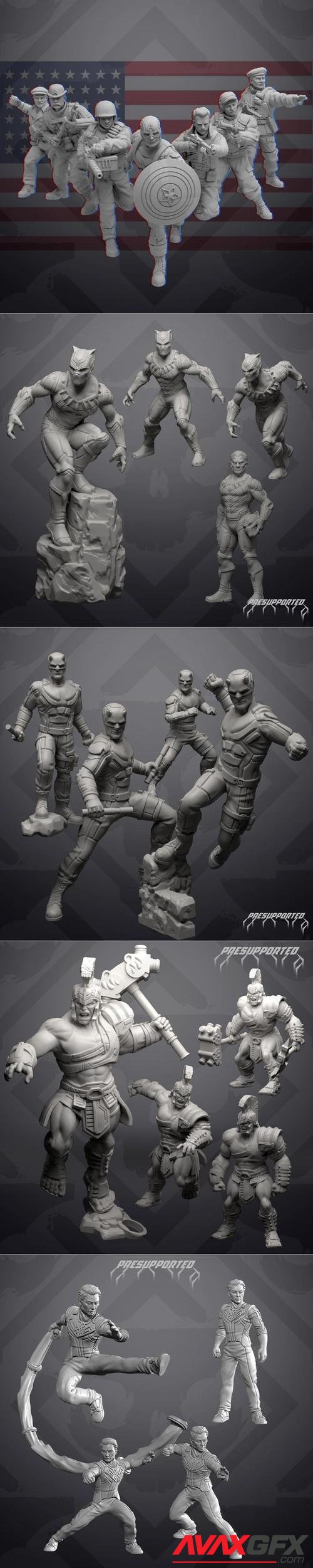 Skullforge Pack 01-07 – 3D Print