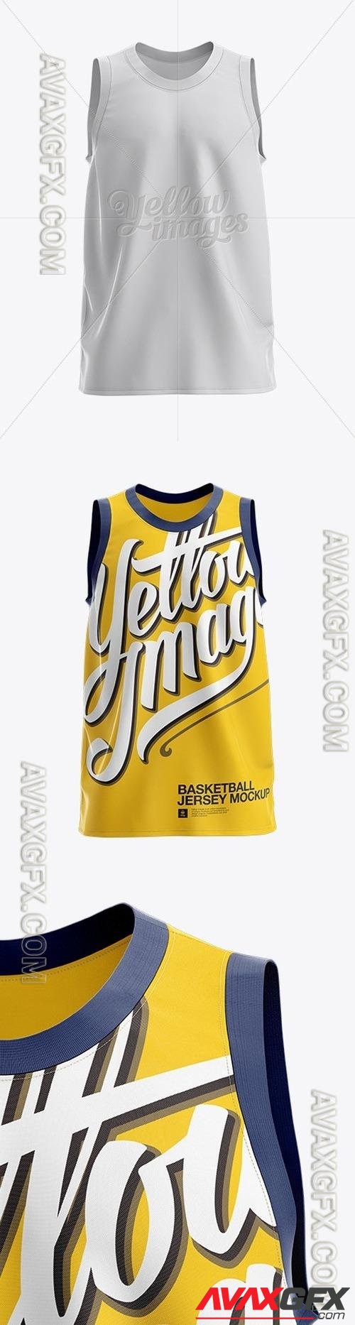 Basketball Jersey Mockup - Front View 17304