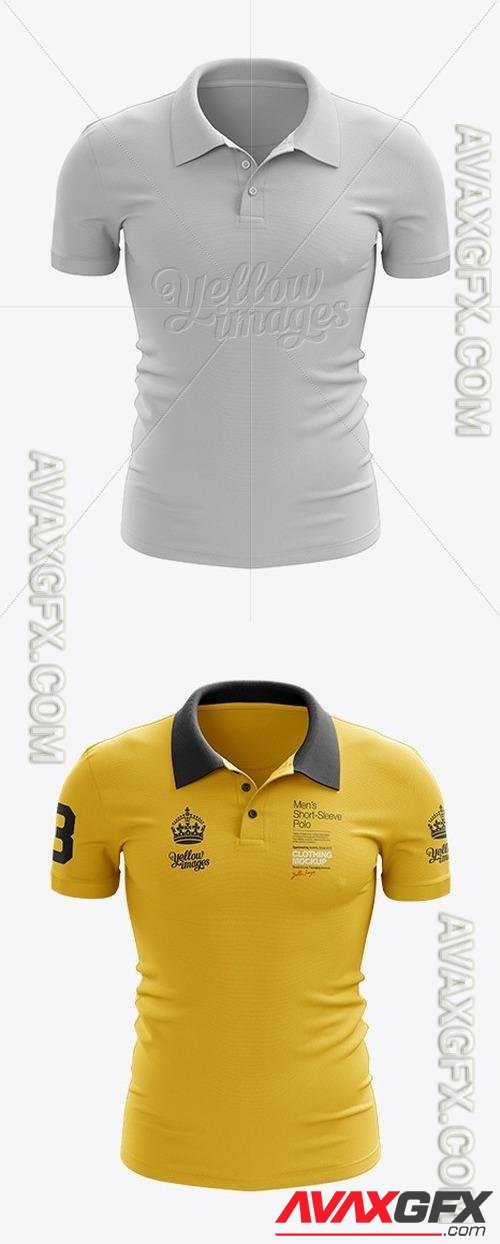 Men's Polo Mockup - Front View 11010