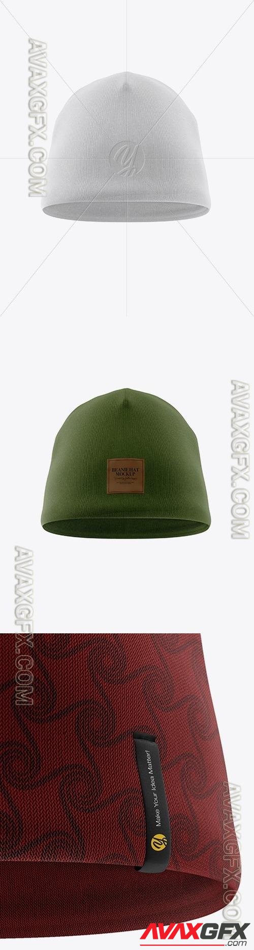 Beanie Hat Mockup - Front View 25296