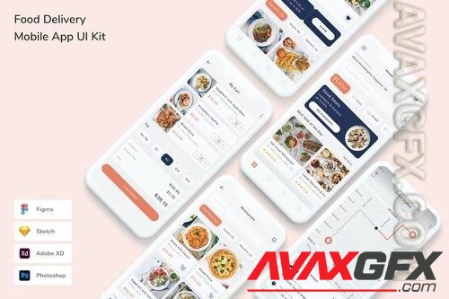 Food Delivery Mobile App UI Kit XL3N4PX