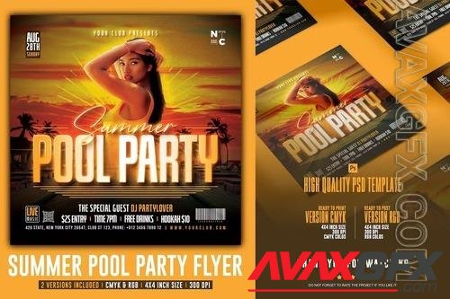 Pool Party Flyer XTAWYW3