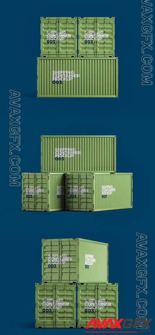 Shipping Container Mockup 003 XG4ECYB