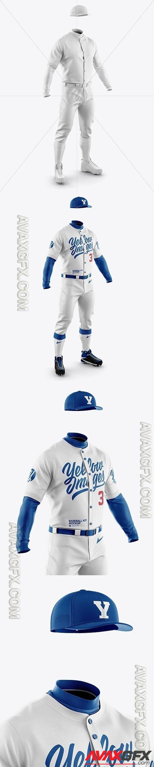 Men’s Full Baseball Kit Mockup - Half Side View 23727