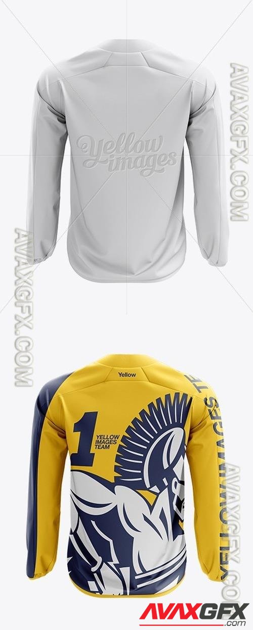 Soccer Windbreaker Mockup - Back View 11471