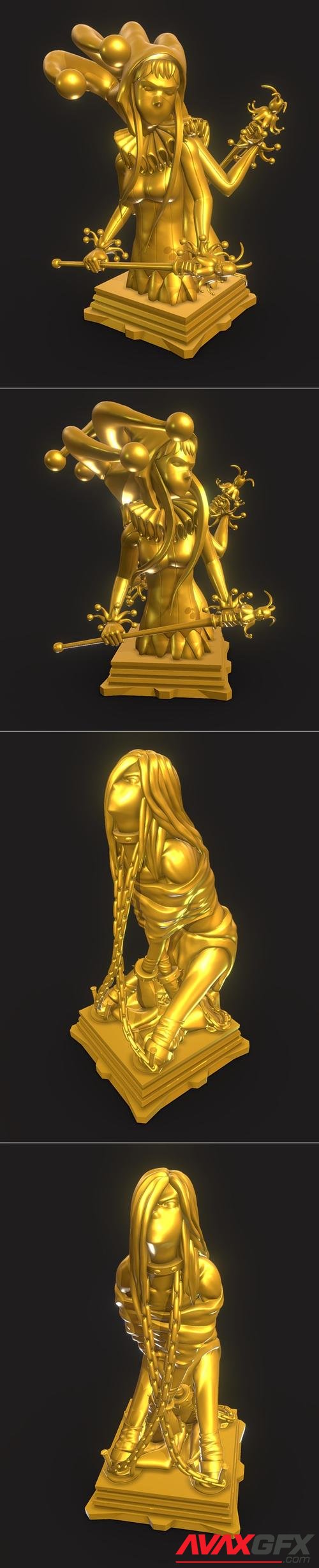 Fate Grand Order Avenger Class and Alter Ego Class Chess Piece – 3D Print