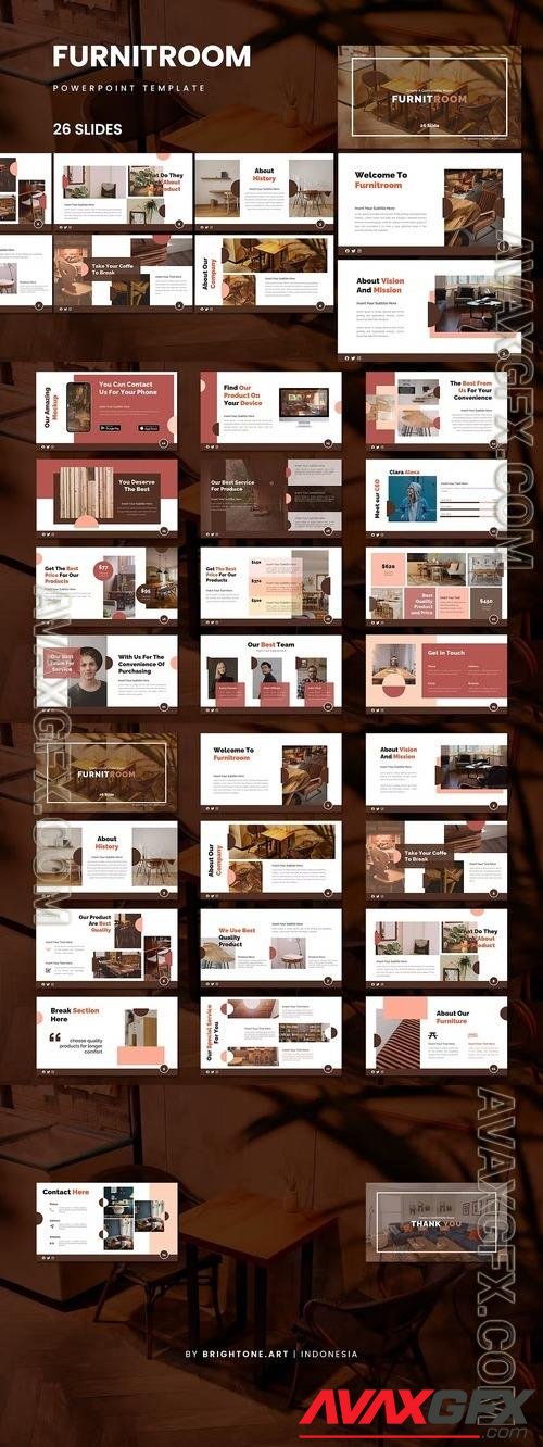 Powerpoint Template - Furniture Room