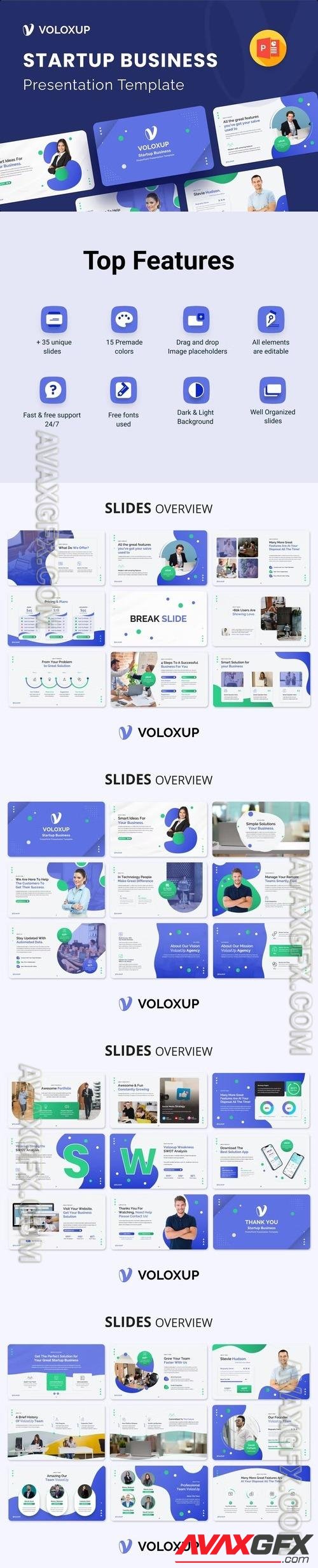 Voloxup – Startup Business Plan PPT Presentation