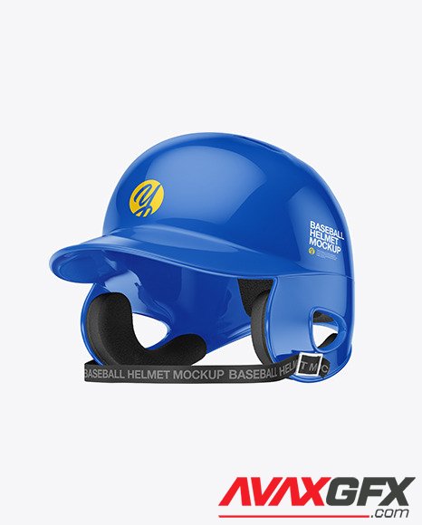 Glossy Baseball Helmet Mockup 48974 TIF