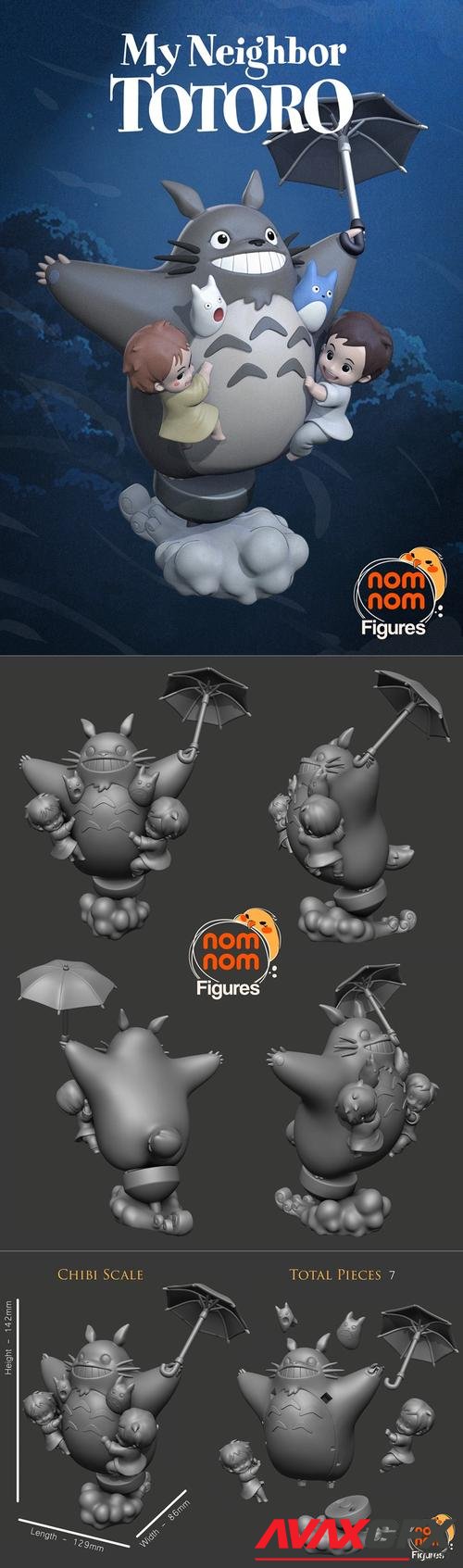 My Neighbour Tototoro NomNom – 3D Print