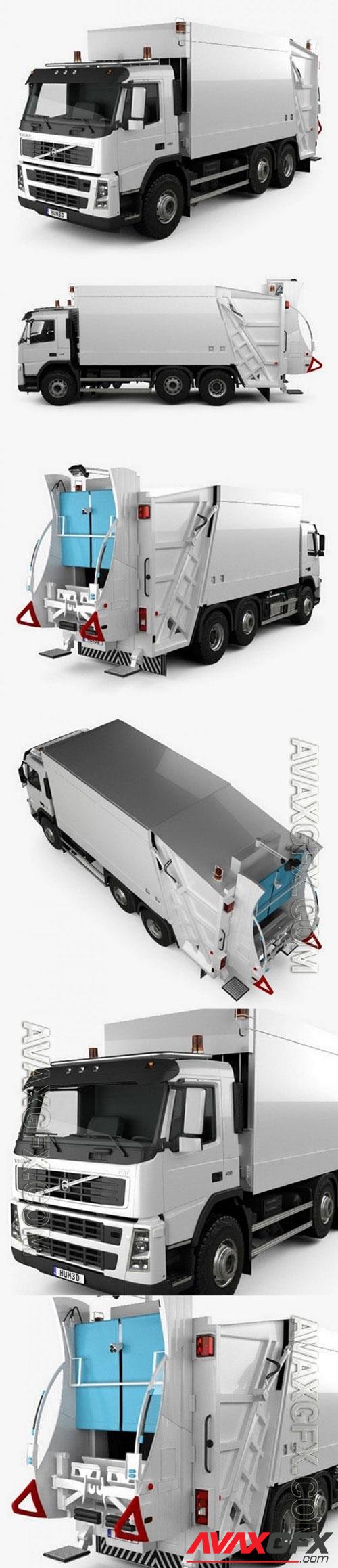 Volvo FM Truck 6×2 Garbage 2010 3D Model