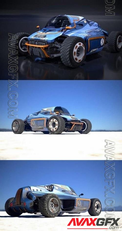 Racing car concept vol 2 3D Model