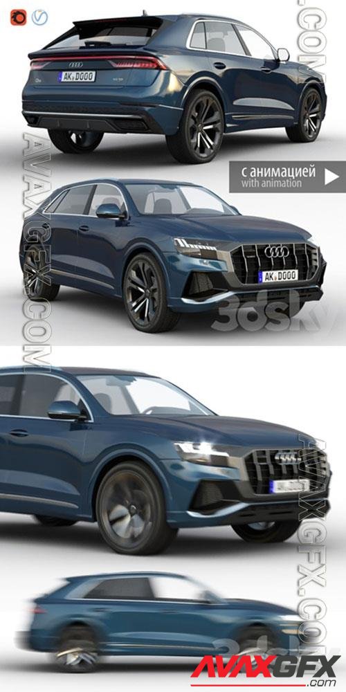 Audi Q8 2019 3D Model