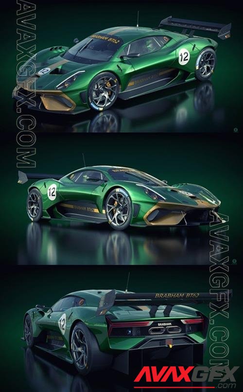 Brabham BT62 3D Model