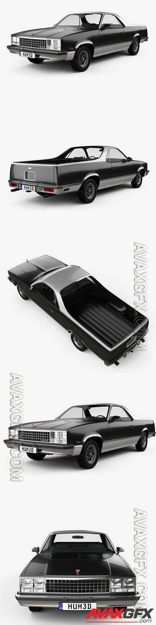 Chevrolet El Camino 1982 3D Model