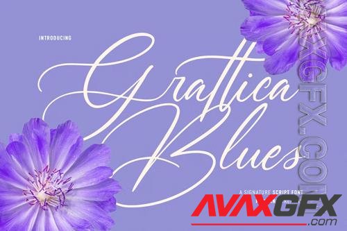 Grattica Blues Script Font OTF 