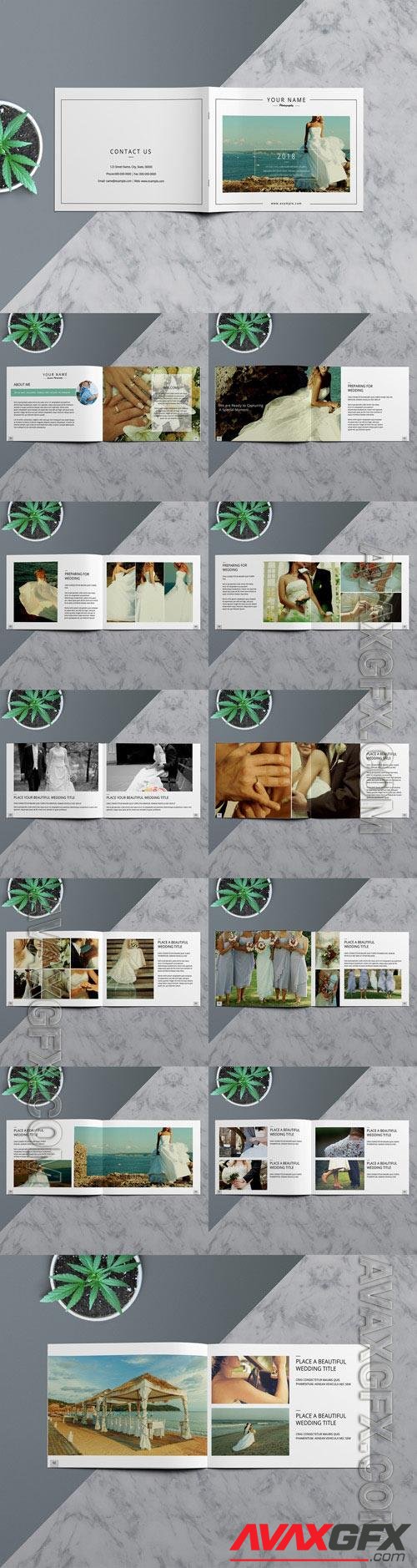 Wedding Photography Catalog Layout 213712344
