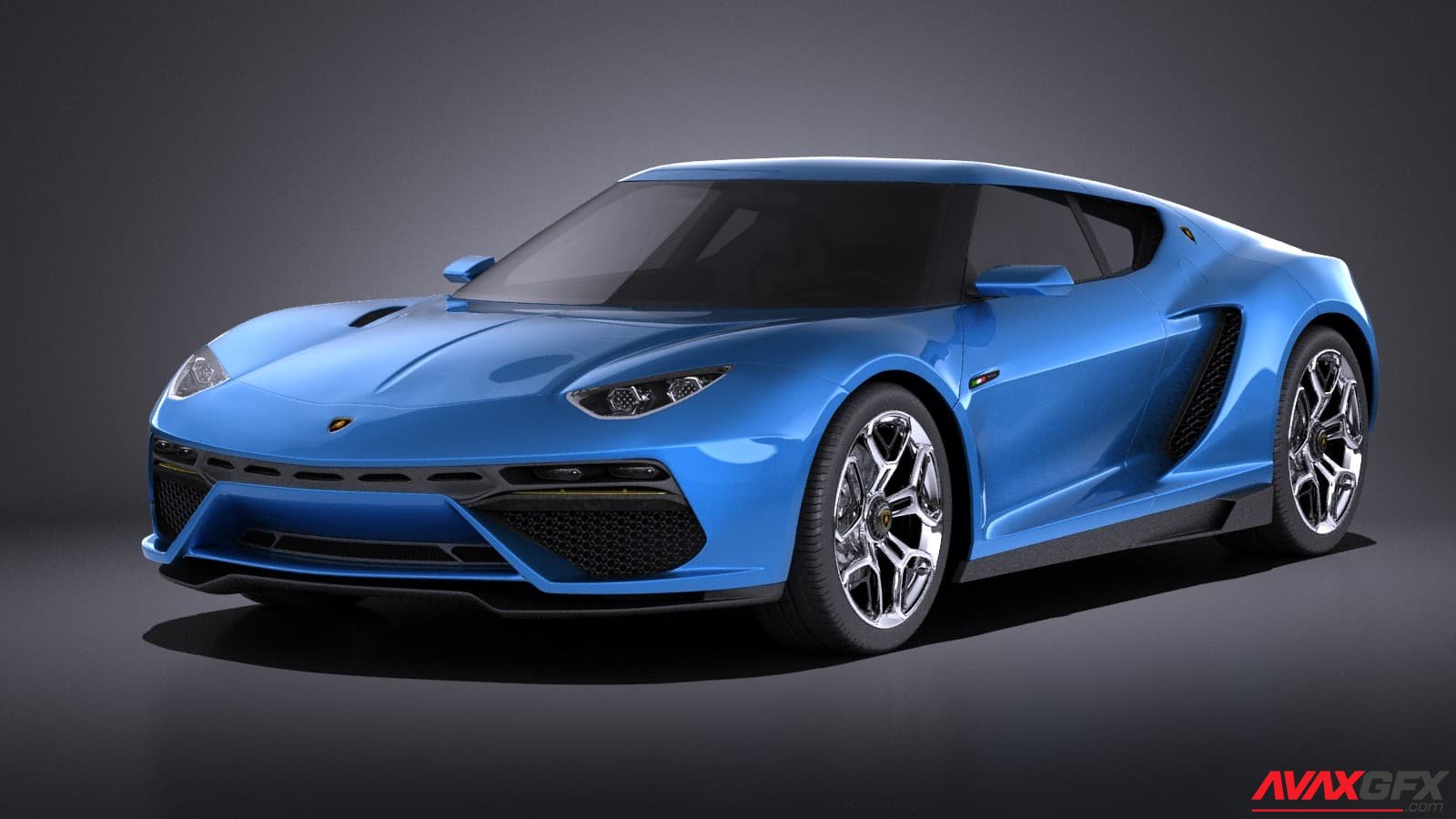 Lamborghini Asterion LPI 910-4 Concept 2017 3D