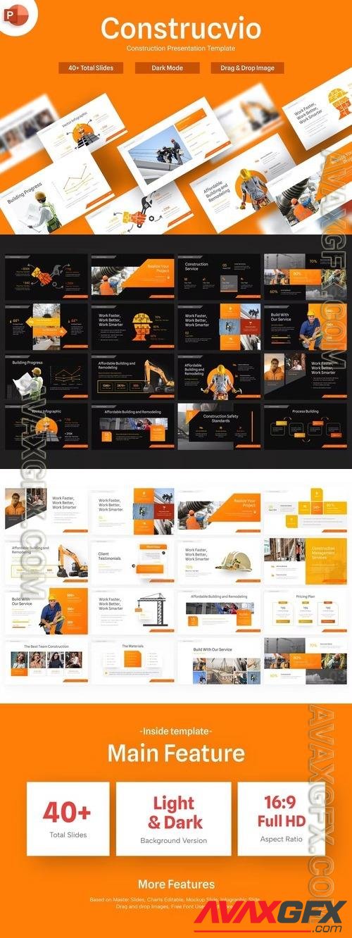 Construcvio Creative Industry PowerPoint Template