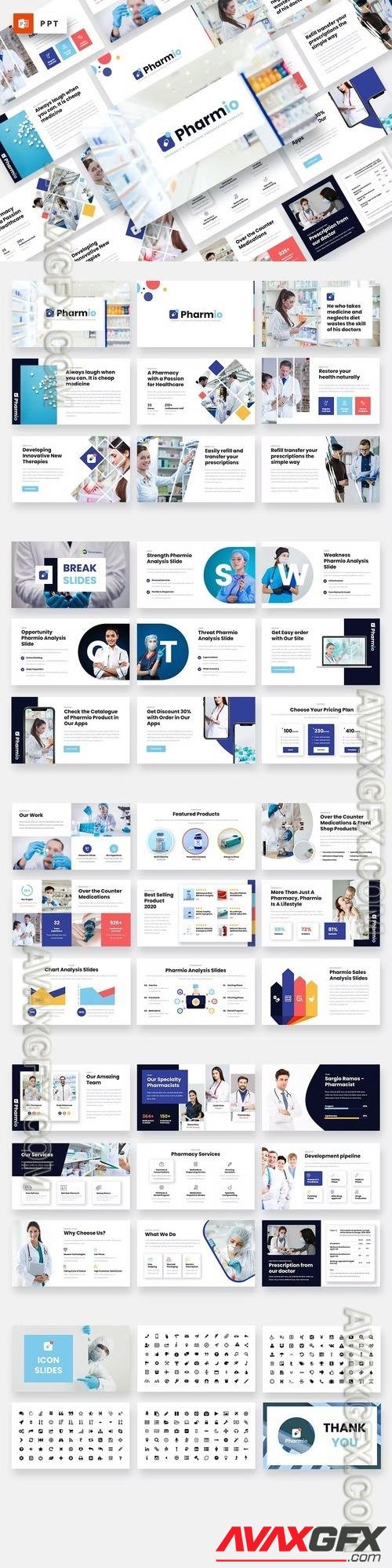 Pharmio - Pharmacy & Drugstore Powerpoint Template