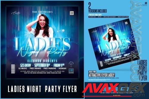 Ladies Night Party Flyer 29FYLLZ