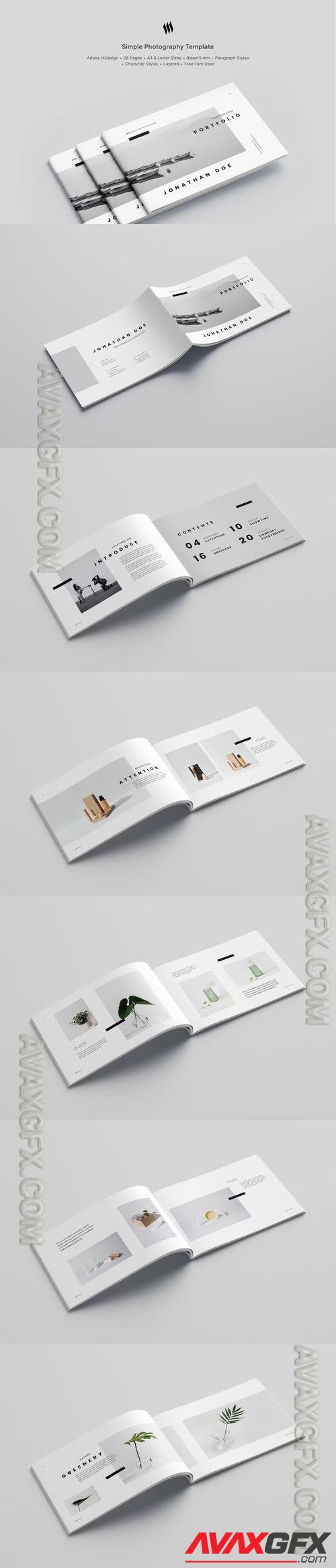 Simple Photography Portfolio Templates 2JZ9GZ4