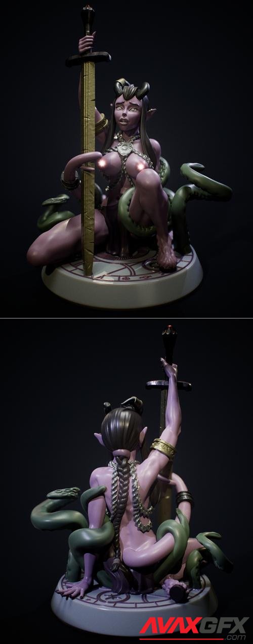 Botched Tiefling Summoning – 3D Print