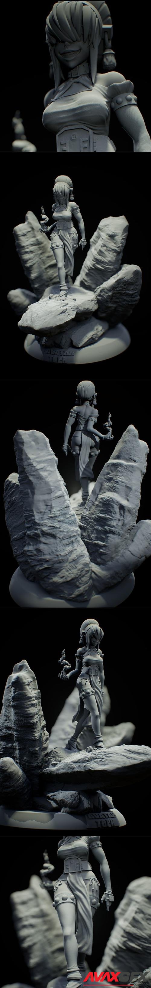 Avatar Toph the Blind Bandit – 3D Print