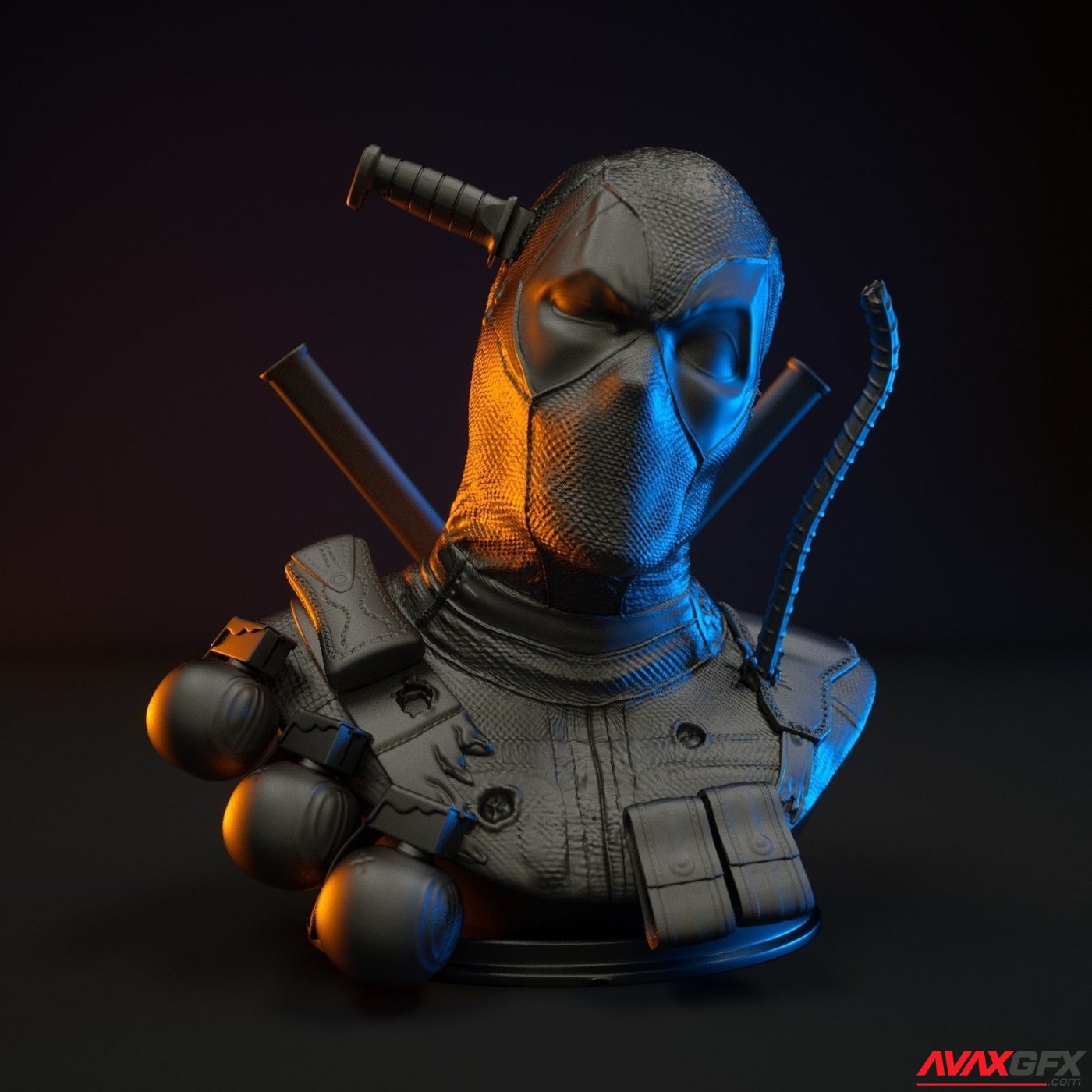 3D-model – Deadpool bust