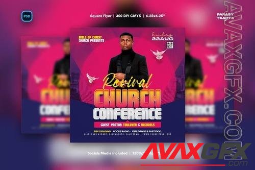 Church Conference Flyer X26X74N